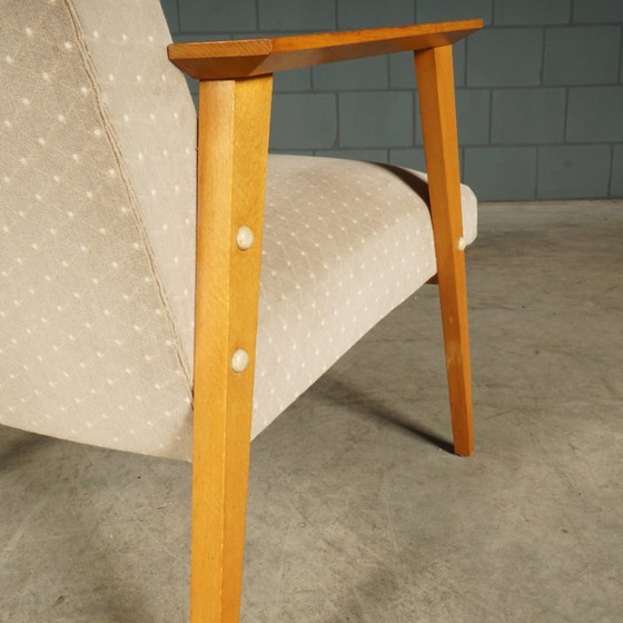 Poltrone da salotto danesi – velluto – noce – anni '60 – Textile (photo 14 of 15)