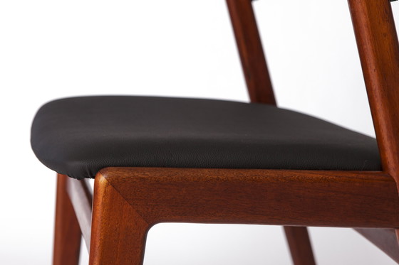 Image 1 of Vintage DUX 'Ribbon Back' Dining Chair | 1960s Swedish Design | Teak & Skai Upholstery | Mid-Century Modern