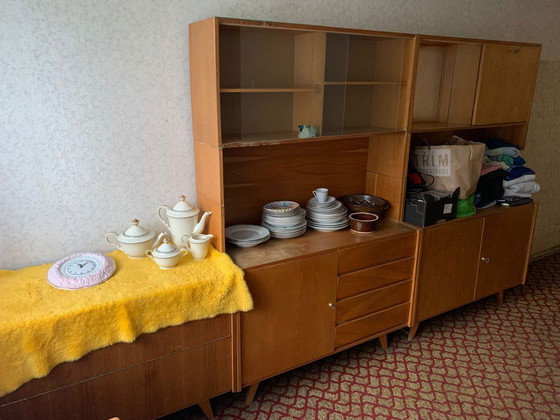 Image 1 of Large modular wall unit by Jiří Jiroutek for Interiér Praha, Czechoslovakia, 1964