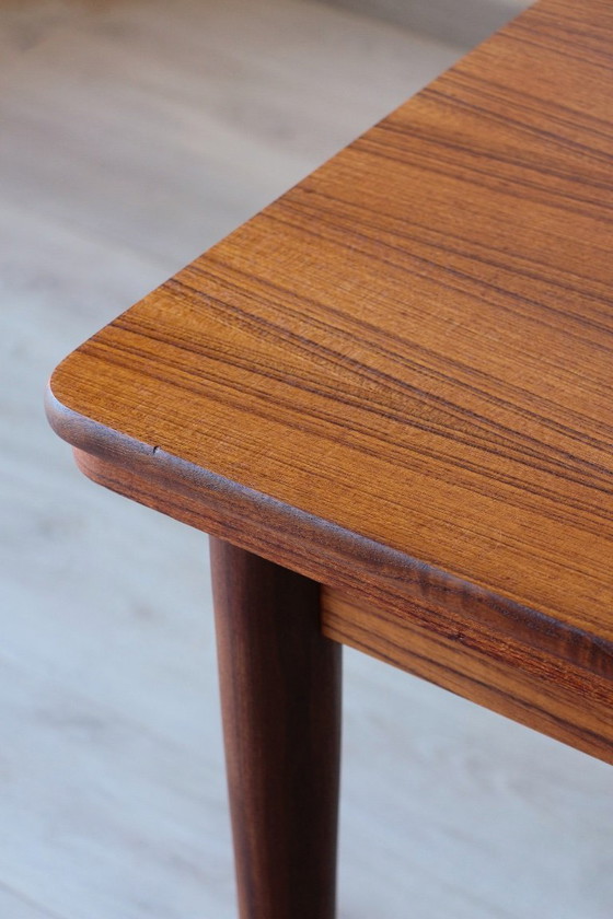 Image 1 of Table de Repas Vintage en Teck – Design Scandinave Extensible