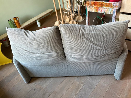 Canapé 2 places Cassina Maralunga (165 cm de largeur) rayé – 2 zitsbanken, Cotton, Textile (photo 2 of 7)
