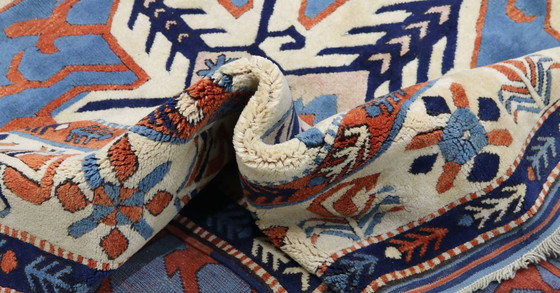 Image 1 of Shirvan caucasien russe antique Plus de 60 ans - Kilim - 203 cm - 200 cm - Très fin