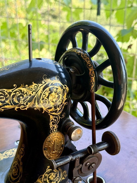 Image 1 of Vintage Singer naaimachine met accessoires
