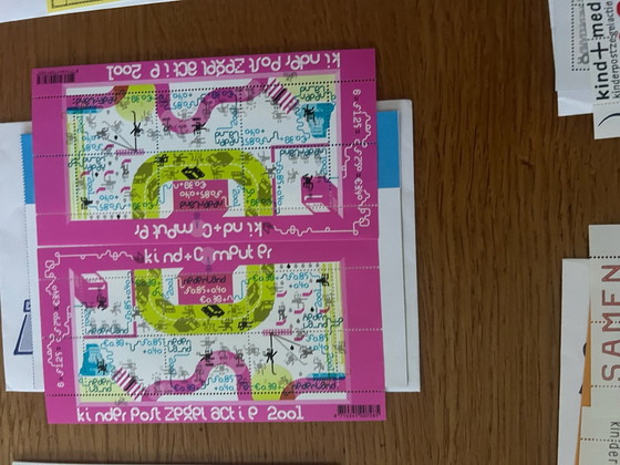 Francobolli per bambini 1986-2024, quasi tutti 2 fogli all'anno, Litografie e stampe, Carta, Multicolore (foto 15 di 15)