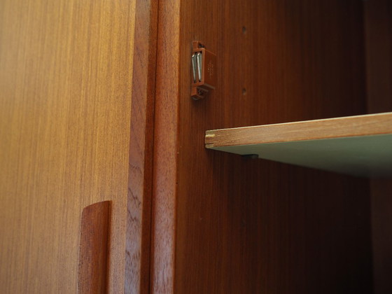 Image 1 of Armoire en teck, design danois, années 1970, fabricant : Omann Jun