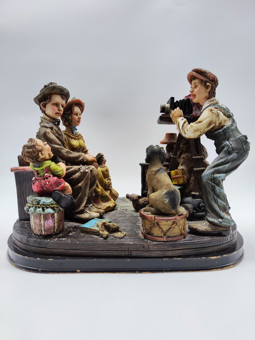 Vintage photo studio scene