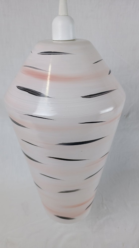 Image 1 of Rara lampada a sospensione francese in stile Mid-Century Modern nello stile di LUNEL