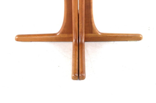 Tavolo da pranzo danese rotondo allungabile 2x, stile vintage – eettafels, Wood (photo 2 of 18)