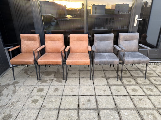 5x Goossens eetkamerstoelen