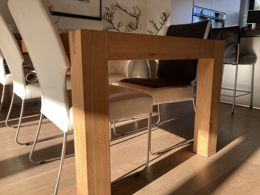 Solid Oak Dining Table