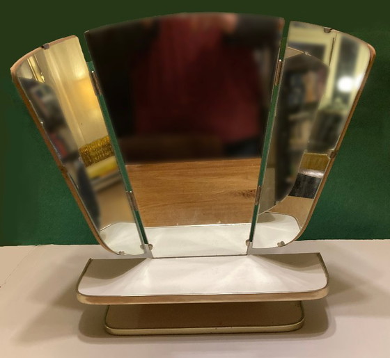 Image 1 of Triptych mirror 1950s