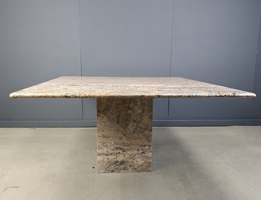 Vintage granite dining table, 1970s
