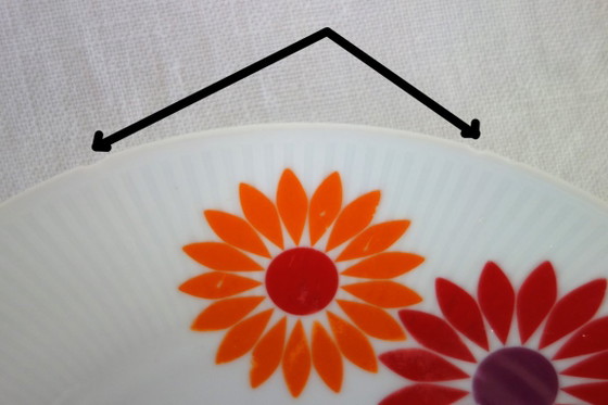 8 piatti da dessert Seltmann Weiden West Germany anni '70 – Stoviglie, Porcelain (photo 7 of 11)