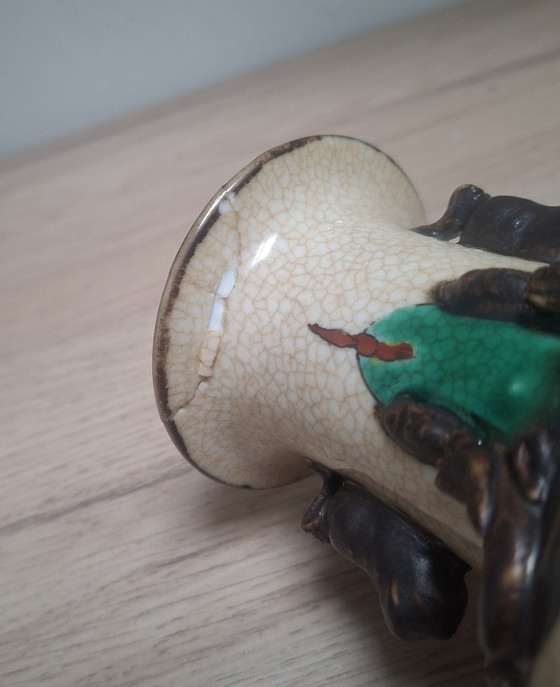 Image 1 of Chinese Chenghua Nanking cracked vaas