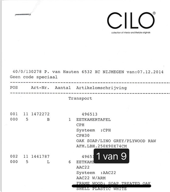 Image 1 of Tavolo da pranzo HAY e sedie HAY