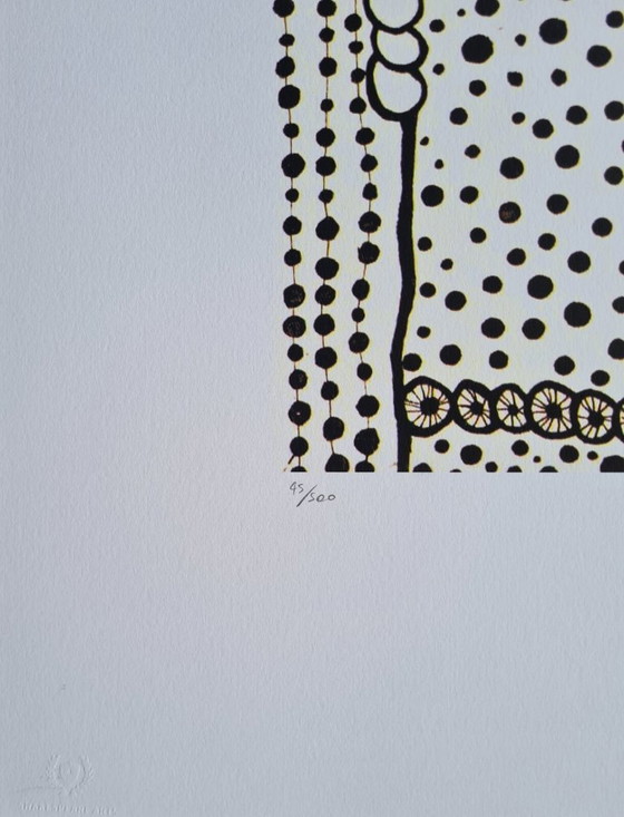 Image 1 of Da Yayoi Kusama, Autoritratto, litografia, anni '90