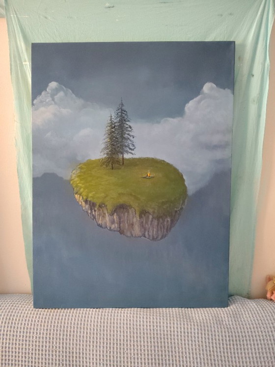 Image 1 of Quiet Fire oil painting by Byron Ray