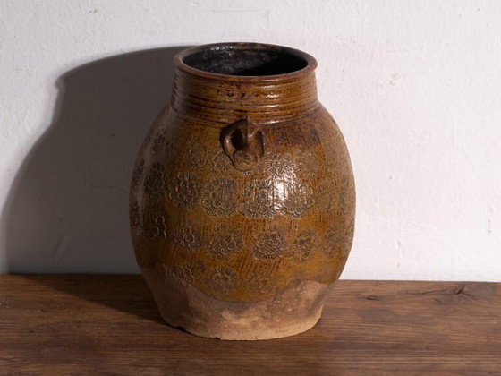 Antique Chinese glazed stoneware vase – China, circa 1900 – Rustic (photo 25 of 40)