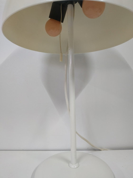 Image 1 of Vintage 1970s adjustable mushroom table lamp (2 spots)