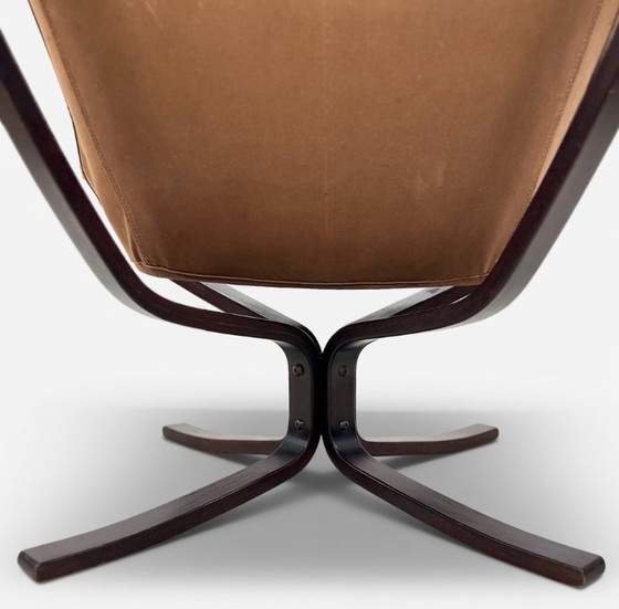 Image 1 of Chaise Falcon de Sigurd Ressel pour Vatne Møbler, Norvège, années 1970.