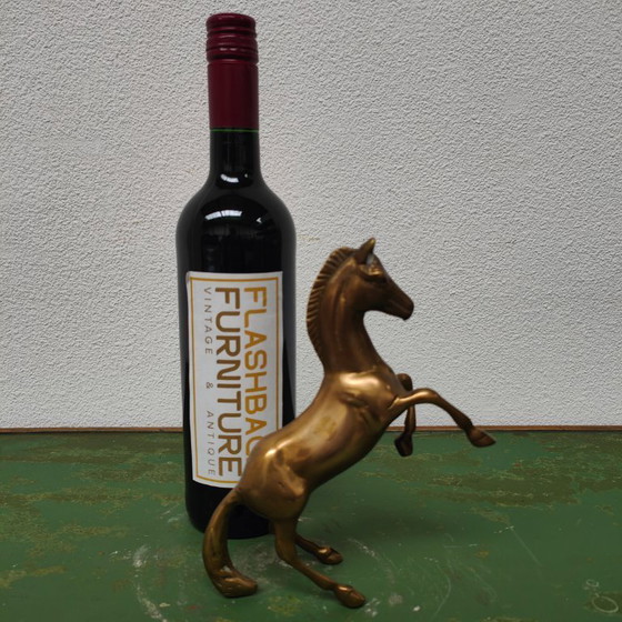 Image 1 of Statua d'ottone d'epoca, statua di cavallo in ottone