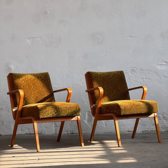 Image 1 of Pair of Mid-Century Easy Chairs by Selman Selmanagić, 1957