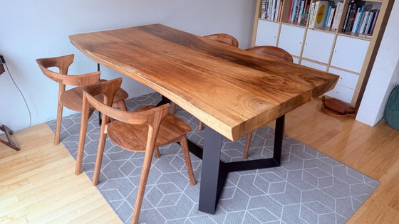Table en tronc d'arbre massif – Tables de salle à manger, Wood (photo 8 of 12)