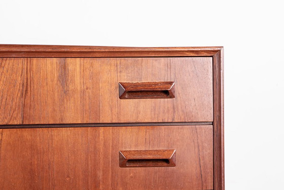 Image 1 of Deense Teak ladekast, 4 lades, van Borge Mogensen voor Søborg Mobelfabrik.