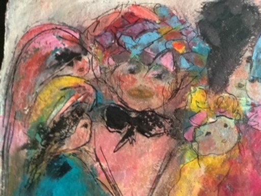 peinture de EllesBB - Poupées -