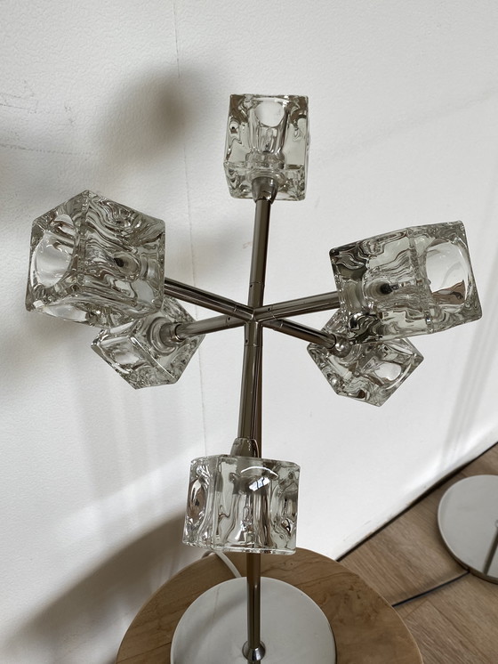 Image 1 of Table Lamp and Floor Lamp IKEA Icecube