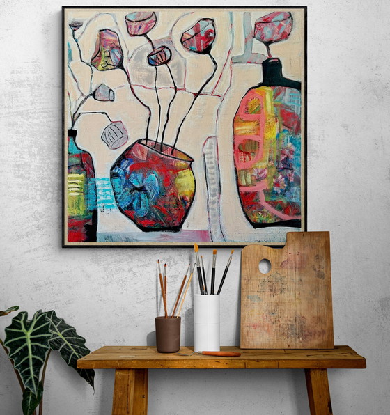 Image 1 of Abstracte bloemen