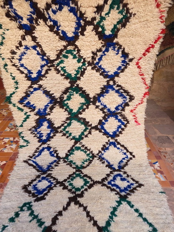 Image 1 of Klein vintage Ben Ourain-kleed 173 x 97 cm