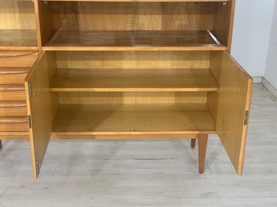 Image 1 of Vintage Hellerau crockery cupboard Living room cupboard Highboard