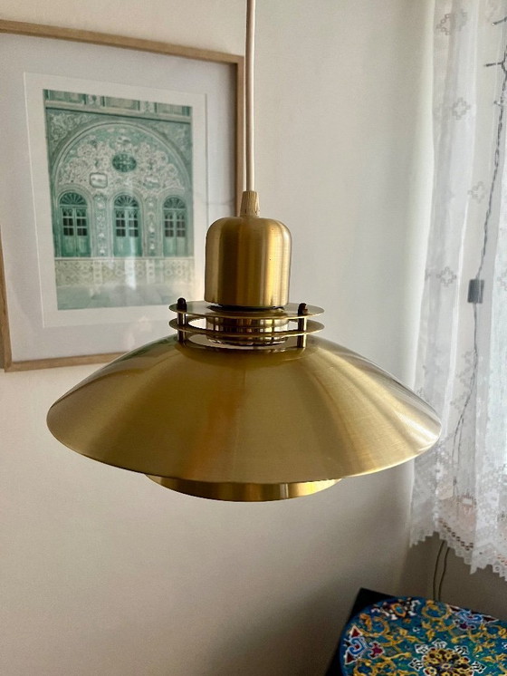 Image 1 of Vintage 1980s Belid Ceiling Lamp - Swedish Scandinavian