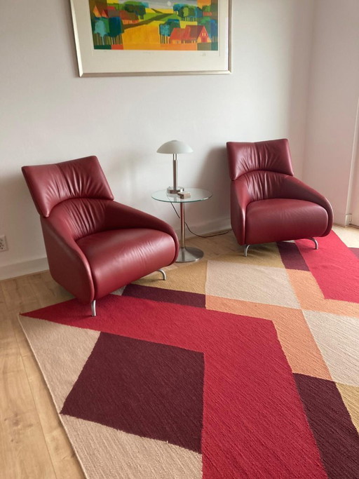 Set Van Twee Leolux Solymi Fauteuils