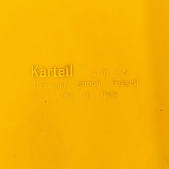 Image 1 of Commode à 5 tiroirs modèle 4601 sur roulettes, conçue par Simon Fussell pour Kartell, années 1970.