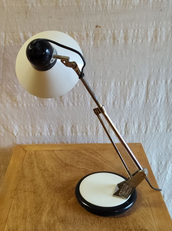 Lampe de bureau articulée par Aluminor (Fr.) - années 89 – Métal (photo 5 of 8)