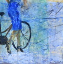 With the bike 