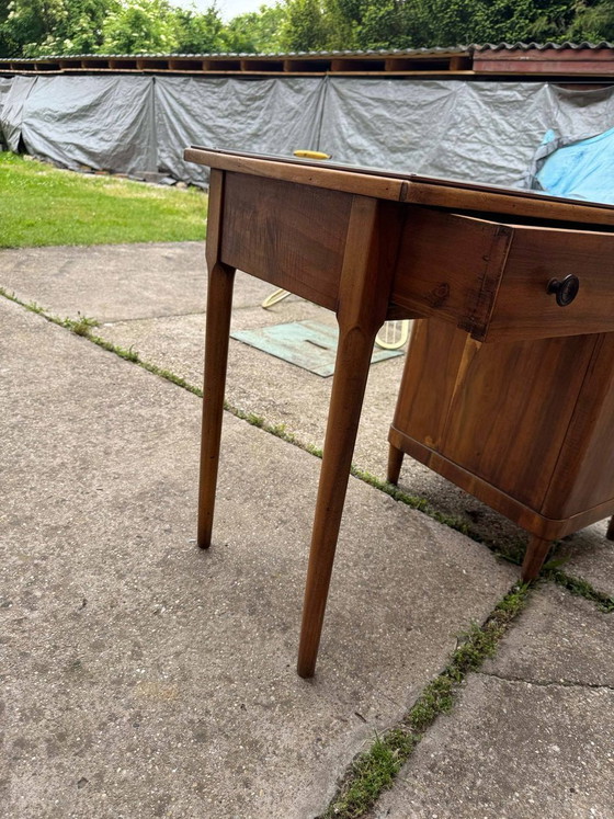 Art Deco Walnut Desk, 1930s (photo 2 of 6)