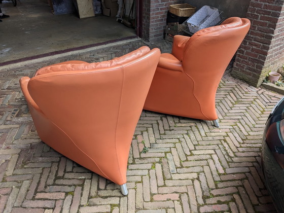 Image 1 of Leolux excaliber prachtige ensemble fauteuils 