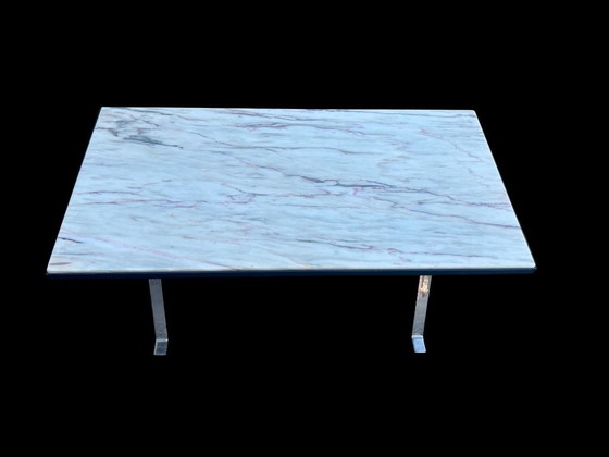 Image 1 of marble-topped coffee table 1970