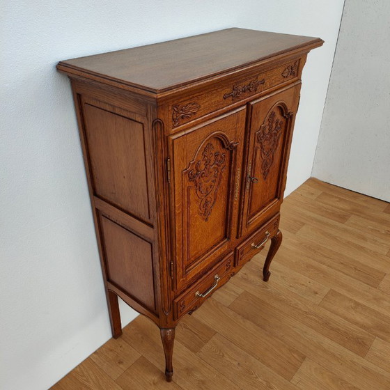 Image 1 of Buffet, commode, meuble bar et meuble hi-fi de style Queen Anne vintage