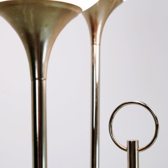 Image 1 of Vintage Sciolari staande lamp van chroom, jaren 70, Italië