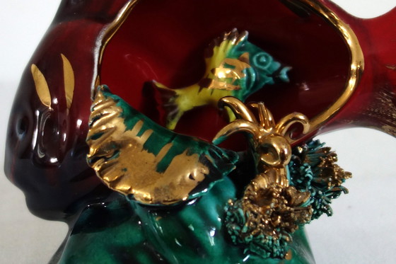 Image 1 of Décor Poisson lamp in Vallauris ceramics, 1960