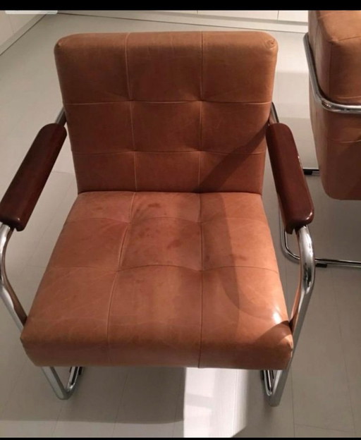 Lederen Fauteuil Loods 5