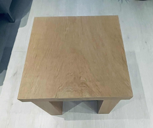 Bijzettafel in massief eik