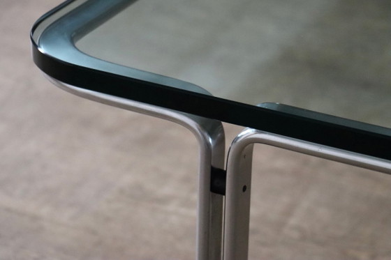 Table basse Horst Brüning Modèle 6912 pour Kill International, Allemagne 1967 – Tables basses, Glass, Metal (photo 3 of 11)