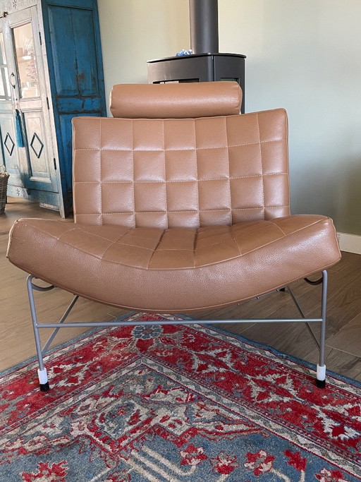 SH-Leolux-Fauteuil-Volare – Leather, Metal