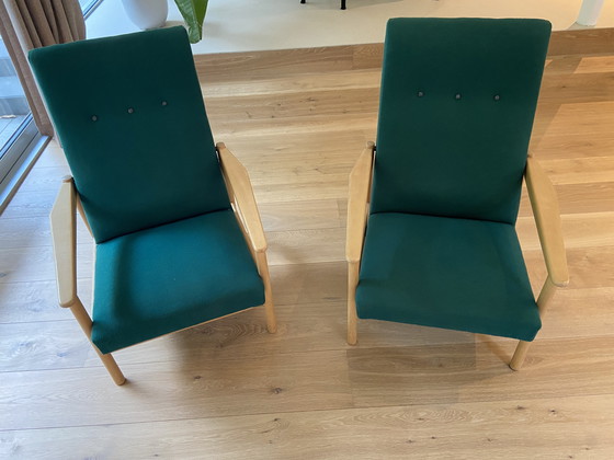 Image 1 of Due poltrone vintage verdi