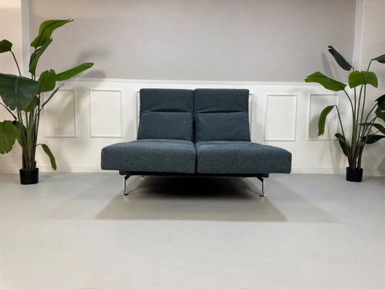 Image 1 of Brühl Moule Petit Canapé Stoff Blau Schlafffunktion